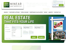 Tablet Screenshot of minearrealestate.com